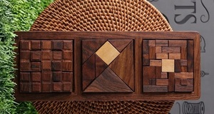 Rompecabezas 3D de Madera Hecho a Mano, Juego de Ingenio, Desafío Mental, Rompecabezas Deslizante para Adolescentes y Adultos - Product Image 3