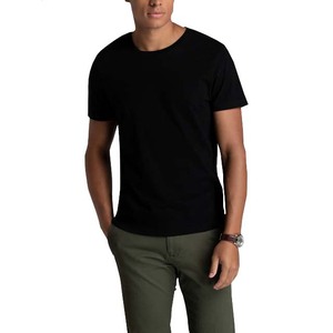 T-shirt Homme Noir en Coton Respirant Grande Taille – Qualité Supérieure, Style Urbain, Coupe Slim, Personnalisable OEM 2025 - Product Image 6