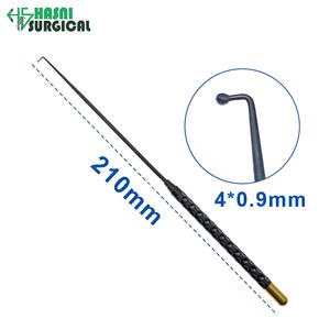 Micro Espátulas Gancho para Vasos Nerviosos y Curetas de 1.3 mm de Acero Inoxidable, Set de Instrumentos Manuales de Neurocirugía - Product Image 6