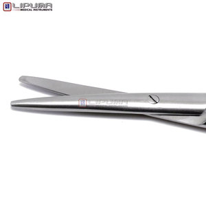 Ciseaux Metzenbaum Premium en acier inoxydable de 6 pouces, à pointes arrondies, finition argentée, instrument médical manuel pour interventions chirurgicales - Product Image 4