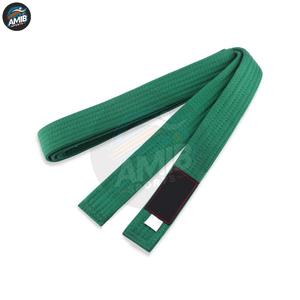 Custom Made High Quality Cotton Breathable Comfortable Bjj Belts with Custom Color Factory Wholesale Price From Pakistan - Product Image 2