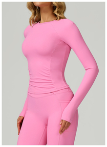 Women's <b>Cap</b> <b>Sleeve</b> Yoga <b>Top</b> Stretch Breathable Fitness Workout Shirt Athletic Training Apparel Active Gym Wear - Product Image 1