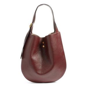 Natural Crafts Real Cow Buffalo Leather Handbags Custom Logo Print Durable Women's Shopping Bags Large Capacity Zipper Made - Product Image 3