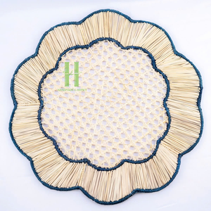 Set de table en corde de papier de qualité supérieure pour une décoration élégante de table florale, idéal pour les mariages, les événements et la décoration intérieure. Fabriqué au Vietnam. - Product Image 5