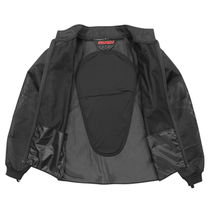 Rushmoto Sportswear Men's Full Sleeve Soft Shell Motorcycle Jacket % Polyester Waterproof Breathable Quick Dry Anti-UV Racing - Product Image 3