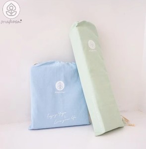 Mukasa - Bolsa de Viaje Plegable y Portátil para Esterilla de Yoga, de Lona de Algodón y Lino Natural, 42x42 cm, Cuadrada, para Todas las Estaciones, con Logotipo y Color Personalizados - Product Image 6