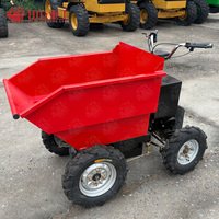 Minidumper Elettrico con Capacità di 400kg, Alimentato a Batteria al Litio per Edilizia e Agricoltura