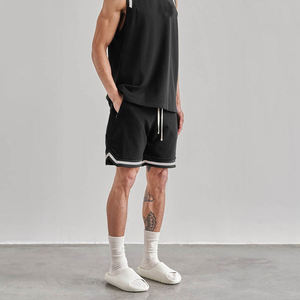 <b>Mens</b> Basketball <b>Shorts</b> Custom Logo <b>Patch</b> Embroidery Quick Dry Mesh Basketball <b>Shorts</b> With Pockets - Product Image 5