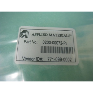 NEW AMAT 0200-00072-PI, แหวนควอตซ์แบบแทรก, AMAT - อุปกรณ์และอะไหล่เซมิคอนดักเตอร์ระดับโลกที่เชื่อถือได้ - Product Image 1