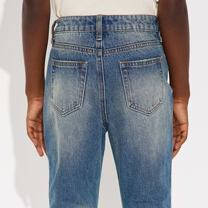 Boys Trendy Ripped Denim <b>Jeans</b> Distressed Style Casual Fashion Bottom Wear / Wholesale Supply With Customizable Logo Designing - Product Image 6