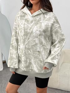 Sudadera con Capucha de Camuflaje para Mujer, Estilo Holgado, de Forro Polar, para Caza, Casual, para Exteriores y Uso Diario - Product Image 4