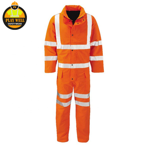 Ropa de Trabajo de Alta Visibilidad para la Construcción, Overol, Uniforme de Trabajo para Hombre, Overoles de Seguridad Reflectantes - Product Image 4