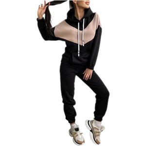 Ensemble de survêtements personnalisés avec logo, pantalon de survêtement, ensemble de sweats à capuche pour femmes, ensemble de survêtements brillants pour femmes, haute qualité - Product Image 3