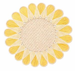 Salvamanteles Decorativo de Ratán con Acabado Natural, Hecho a Mano, Tejido, para Mesa de Comedor, Accesorios de Cocina - Product Image 1