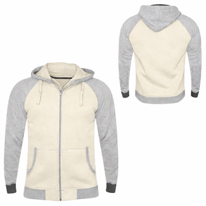 Sudaderas con capucha personalizadas al por mayor para hombre, ligeras, con cremallera completa, estilo raglán, ecológicas, de secado rápido, para invierno, de corte regular. - Product Image 1