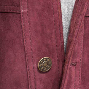 Veste d'hiver en cuir pour homme sur mesure / Veste en cuir pour homme au design unique avec manches classiques et tissu épais - Product Image 5