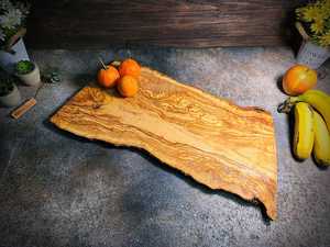 เขียงทรงสี่เหลี่ยมทำจากไม้มะกอกทนทานบรรจุภัณฑ์ชิ้นเดียว - Product Image 5