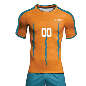 เสื้อฟุตบอลพร้อมส่ง ราคาดี มีโลโก้ หมายเลข ชื่อทีม รับผลิตตามแบบ (OEM) ชุดฟุตบอลสำหรับทีมแข่งขัน คลับ ผู้ชาย และเด็ก มีไซส์สำหรับผู้ชาย - Product Image 4