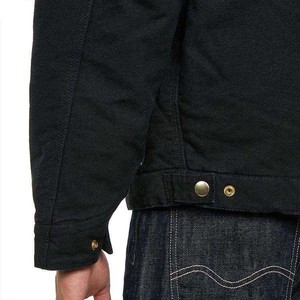 Fabricant OEM, vestes respirantes sur mesure, doublées, grandes tailles, veste de travail design, vente en gros de vestes en toile - Product Image 6