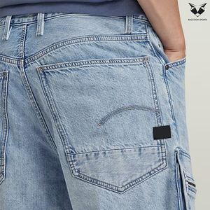 Pantalones Cortos de Mezclilla para Hombre, Color Azul Cielo 2026, de la Mejor Calidad, Ecológicos, Casuales, para Verano, Servicio OEM, Diseño Personalizado, con Bolsillos Tipo Cargo - Product Image 4