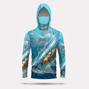 Sweat-shirts de pêche personnalisés par sublimation pour hommes et femmes / Sweat-shirts de pêche légers de haute qualité pour hommes, coupe ample - Product Image 2