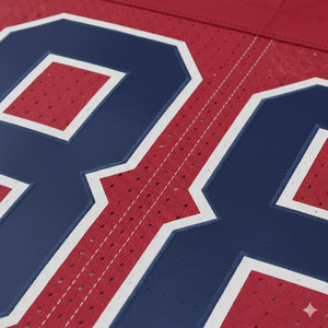 ชุดแข่งขันวาร์ซิตี้: เสื้อฟุตบอลแบบเรียบสีแดงสดพร้อมปกเสื้อ - Product Image 3