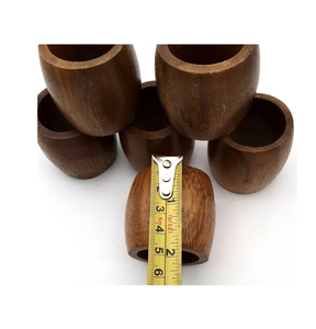 Acacia Wooden handmade Antique Design <b>Napkin</b> Ring Holder For Christmas Party <b>Birthday</b> & Multifunctional Table Decorative Item - Product Image 5