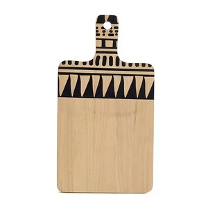Tabla de cortar de madera con mango, tabla para servir queso, tabla de picar, tabla de preparación de alimentos para cocina, fabricante directo - Product Image 2
