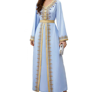 Caftán Marroquí, Vestido de Novia Tradicional para Mujer, Ropa Nupcial Bordada de Lujo, Caftán Marroquí, Vestido de Novia Elegante - Product Image 1