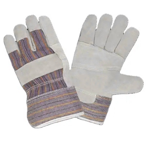 Guantes de Trabajo de Cuero Vacuno de Primera Calidad, Reforzados con Forro Polar, Certificación CE de Seguridad Industrial, Protección Anticorte para Manos y Brazos - Product Image 4