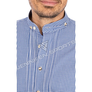 Camisas casuales elegantes para hombre, de manga larga, a cuadros, ajustadas, estilo bávaro, camisas de vestir, camisa bávara para hombre - Product Image 5