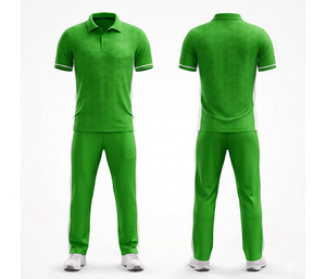 Full Sleeve <b>Cricket</b> Uniform with Custom Team Branding | Men Women Youth <b>Cricket</b> Wears Polo Shirt and Trouser Full Team - Product Image 3