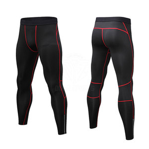 Leggings de compression pour hommes à prix abordable, logo personnalisé, matière premium. - Product Image 1