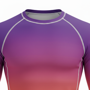 เสื้อรัดรูปแขนยาวแบบยูนิเซ็กซ์สำหรับฝึกซ้อมกีฬา บีเจเจ เอ็มเอ็มเอ็ม ยิวยิตสู กราปลิง โนกิ แห้งเร็ว - Product Image 4