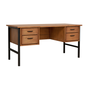 โต๊ะรับประทานอาหารไม้เนื้อแข็งทนทานต่อน้ำสำหรับใช้ในสำนักงานบ้านโรงเรียนห้องนอนห้องนั่งเล่นการประชุมเชิงปฏิบัติการด้านการรับประทานอาหาร - Product Image 1