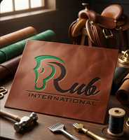 Maletín Ejecutivo para Portátil de Cuero Genuino Rub International, Modelo 7860B, Estilo Moderno para Hombre, Cierre de Cremallera, Duradero y Ligero