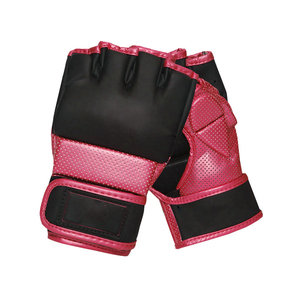 Guantes de Piel de Alta Calidad para Competencia de MMA, Guantes de Combate Profesionales con Medio Dedo y Palma Abierta, Correa de Muñeca Ajustable para Kickboxing - Product Image 4
