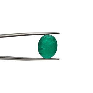Esmeralda Ovalada Creada en Laboratorio, Gema Suelta de Color Verde, 12x14.7mm, 7.20cts, Certificada por Terceros para Joyería Personalizada - Product Image 6
