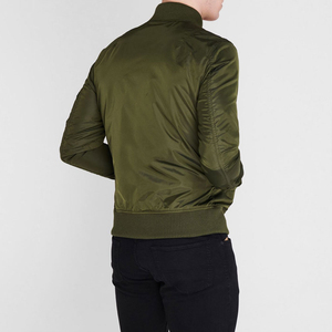 Comfortable Winter <b>Men's</b> Bomber <b>Jacket</b> with Customized Color Size Front Logo OEM Wholesale Breathable Casual Design - Product Image 4