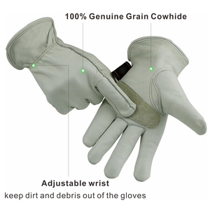 Guantes de Trabajo de Cuero para Invierno, Transpirables, Tejido Suave, Guantes de Seguridad para Tareas de Ensamblaje Diarias Precisas - Product Image 3
