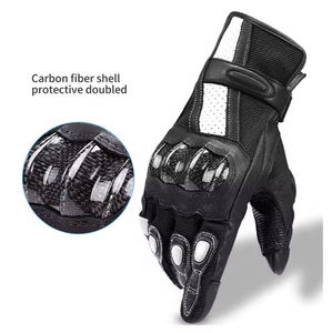 Meilleurs gants de motard en cuir grande taille, compatibles écran tactile, pour motocross et moto, gants d'hiver avec livraison - Product Image 2
