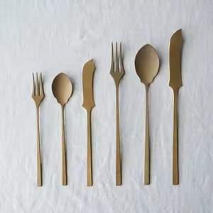 ชุดช้อนส้อมมีดโลหะคุณภาพสูง สำหรับโรงแรมหรู ร้านอาหาร งานแต่งงาน - Product Image 4