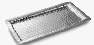Plateau de service élégant et durable en acier inoxydable, artisanat métallique Art Déco, pour les boissons et les collations de Diwali, décoration élégante, couleur personnalisée - Product Image 5