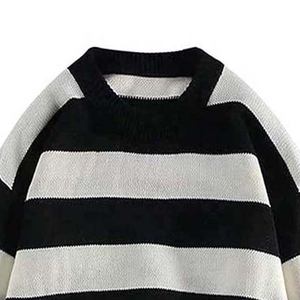 Men's Winter Wool <b>Cable</b> <b>Knit</b> Pullover <b>Sweater</b> Crew Neck Full Sleeve Standard Knitted Solid Color Warm Breathable 280g - Product Image 3