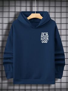 men hoodie heavy <b>weight</b> cotton fleece oversized drop shoulder acid wash distressed embroidery graphic print streetwear hoodie - Product Image 4