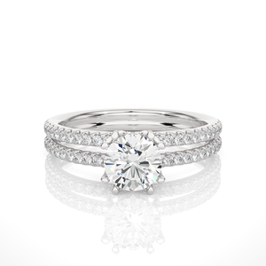 Anillo de Diamante Redondo Cultivado en Laboratorio de 1.34CT Hecho a Mano Personalizado en Oro Sólido de 18K, Joyería Premium para Compromiso y Boda para Mujer - Product Image 3