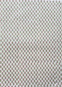 Handmade Block Printed Paper Floral Pattern Decorative Craft Paper for Gift Wrapping <b>Scrapbooking</b> DIY - Product Image 5
