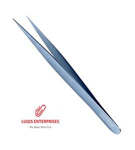 Forceps de précision en titane pour bijoutiers suisses, à pointes extra fines, droits, instrument chirurgical en acier inoxydable, forceps médicaux de précision - Product Image 4