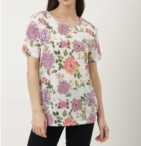 made to order high fashion customized womens trendy <b>Cropped</b> Tight-<b>Fit</b> <b>T</b>-<b>Shirt</b> manufacturer from india - Product Image 1