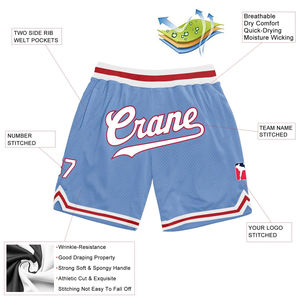 Shorts de basket personnalisés en mesh respirant pour homme, double couche, sublimation, 100% polyester, style streetwear, entrejambe 5 pouces. - Product Image 5